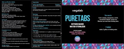 Product Label (Label Puretabs)